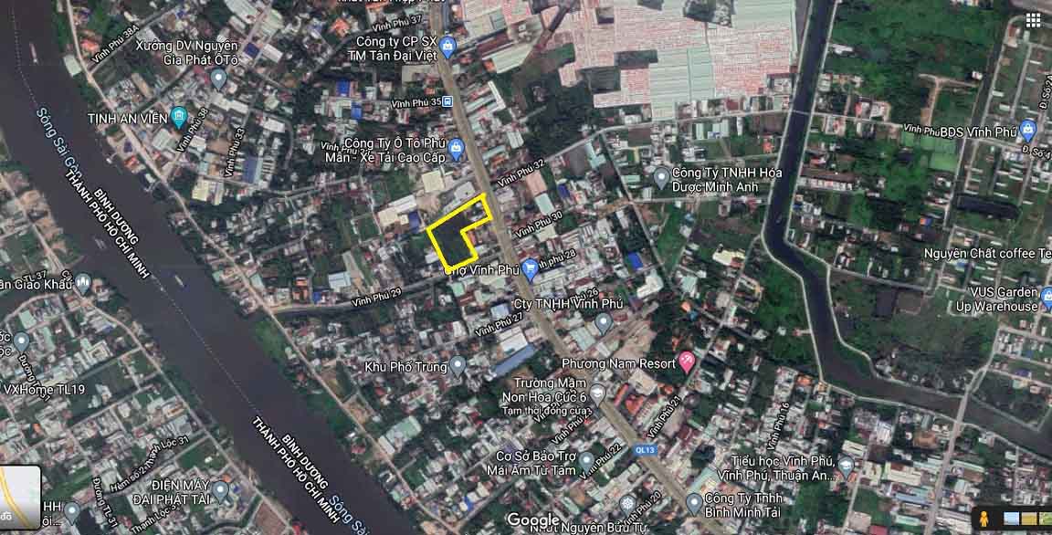 Vị trí The Rivina