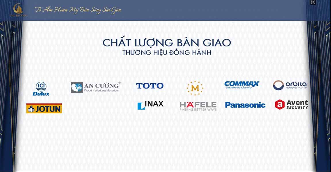 Vật tư bàn giao The Rivana