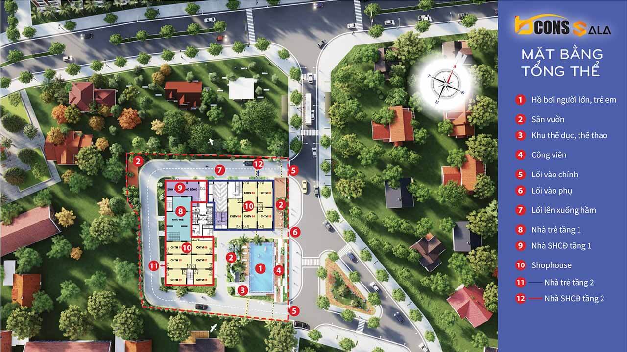 Tiện ích tại bcons sala