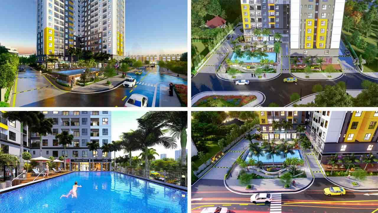 Khu hồ bơi Bcons Sala