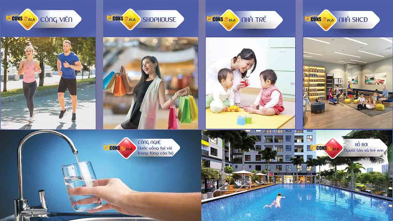Tiện ích nội khu Bcons Sala
