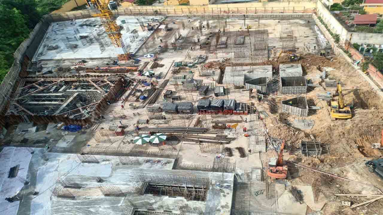 Opal Skyline đang dần hoàn thiện móng hầm để ký hợp đồng mua bán 2 Tiến độ opal Skyline 9/5